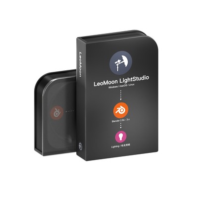 LeoMoon LightStudio → Blender 专业摄影棚布光插件（插件免费更新，送自由学习模式课程）